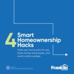 Franklin Loan Center carousel cover titled 4 Smart Homeownership Hacks.
